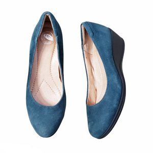 Nurture Blue Green Pull On Slip On Shoes